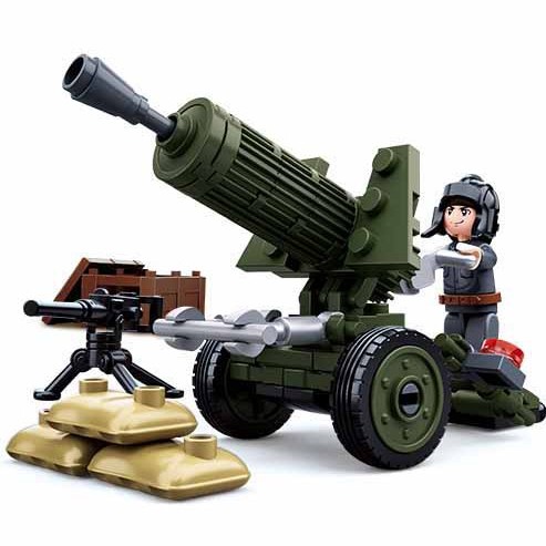 Jual Sluban - Mainan Balok Susun Bricks Army WWII Meriam M38-B0678 ...