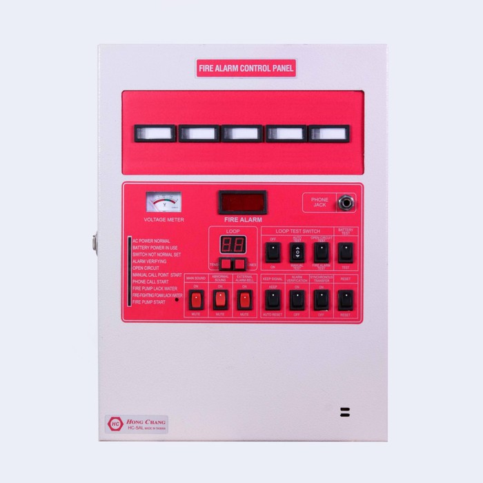 Jual SAFETY CONTROL PANEL 5 ZONE FIRE ALARM HONG CHANG HC 5 AL BESI ...