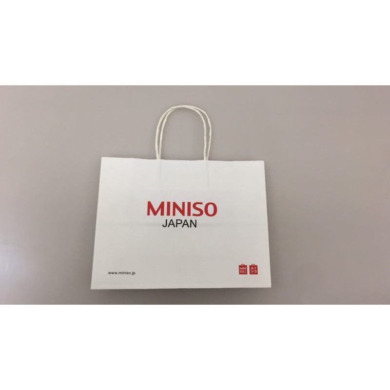 Jual MINISO Paper Shopping Bag ( Small, Medium, Large) | Shopee Indonesia