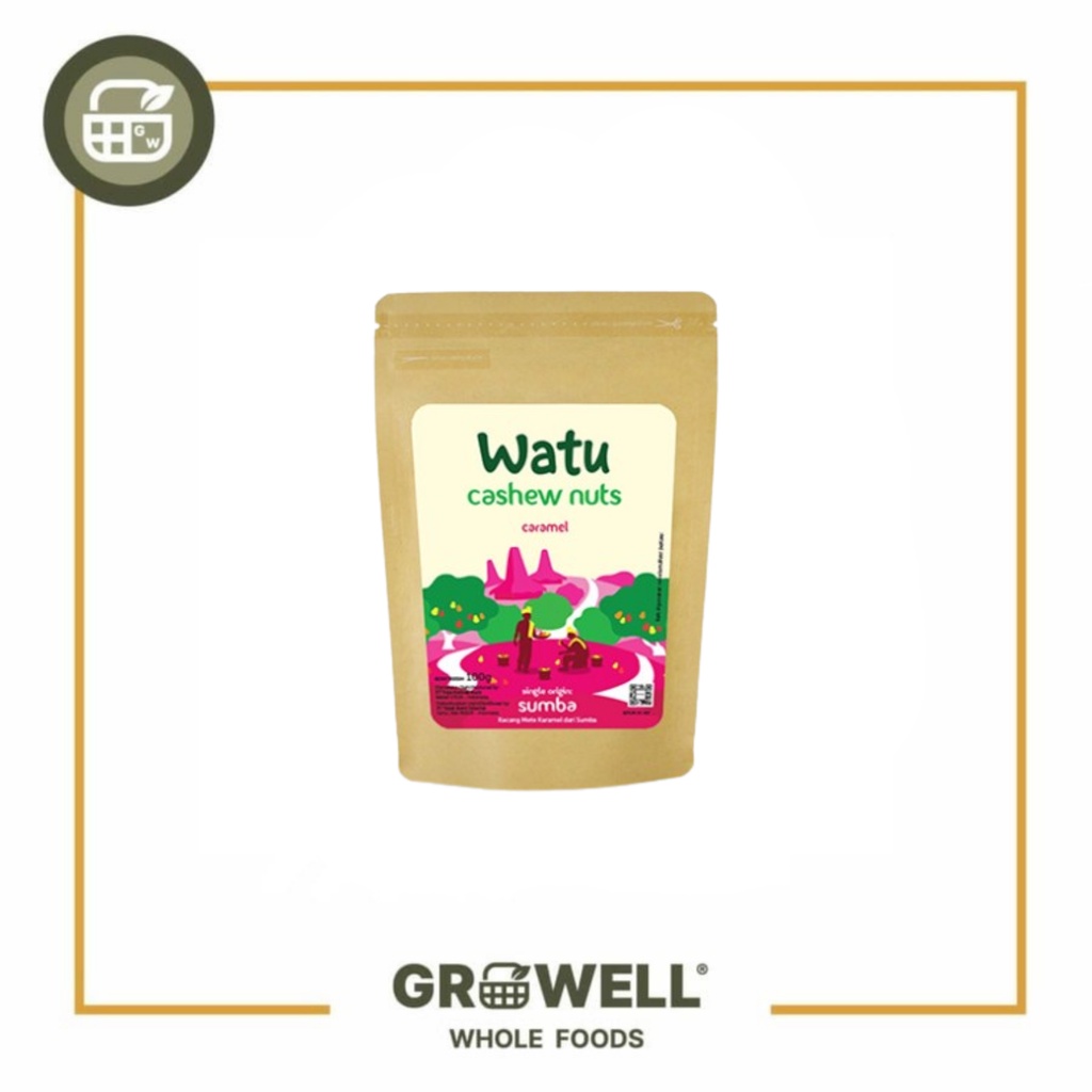 Jual WATU CASHEW NUTS CARAMEL 100GR | Shopee Indonesia