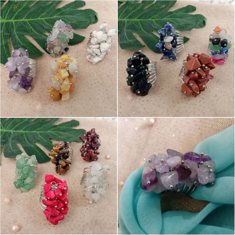 Jual Ring Hijab Kerikil Batu Alam | Shopee Indonesia