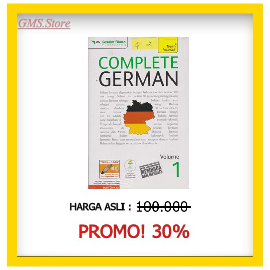 Jual COMPLETE GERMAN VOL.1 + CD | Shopee Indonesia