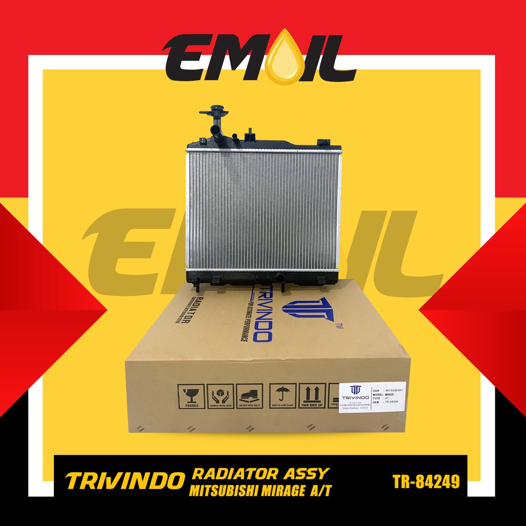 Jual Radiator assy Mitsubishi Mirage AT AUTOMATIC TR-84249 Trivindo ...