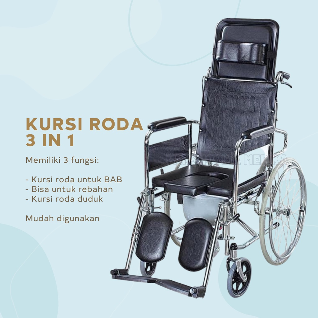 Jual Kursi Roda In Kursi Roda Commode And Reclining Kursi Roda