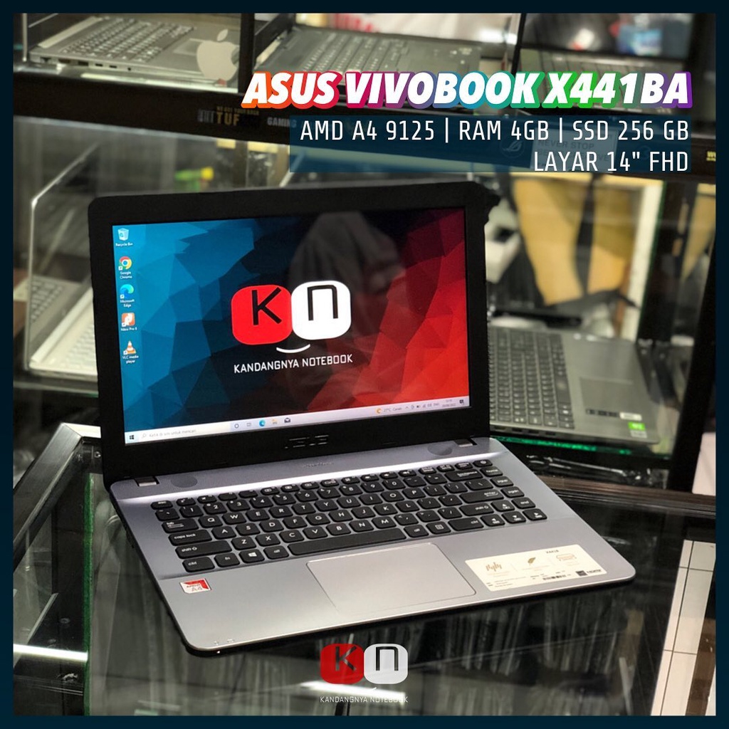 Jual Asus Vivobook X441BA A4 9125 RAM 4GB SSD 256GB Layar 14 HD ...