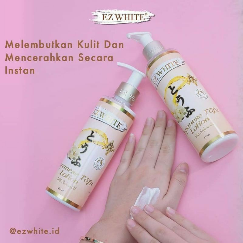 Jual EZ White Japanese Tofu with soybean oil hand and body lotion (lotion tahu) Shopee Indonesia