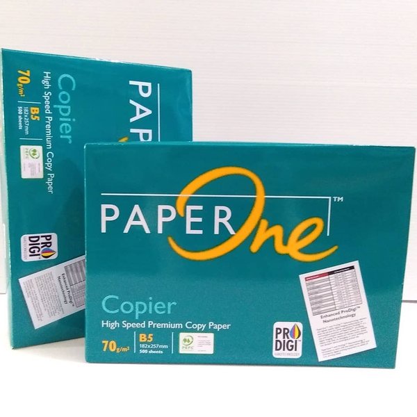 Jual Kertas Hvs Merk Paper One 70gr B5 75gr A3 A4 F4 80gr A4