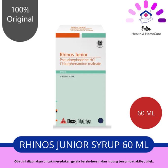 Jual Rhinos Junior syrup 60 ml / Obat Flu / Bersin Shopee Indonesia