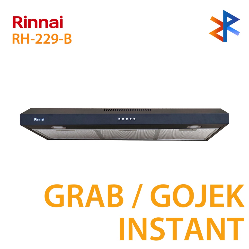 Jual Slim Cooker Hood Rinnai RH-229B / RH 229 B 90cm Black | Shopee ...