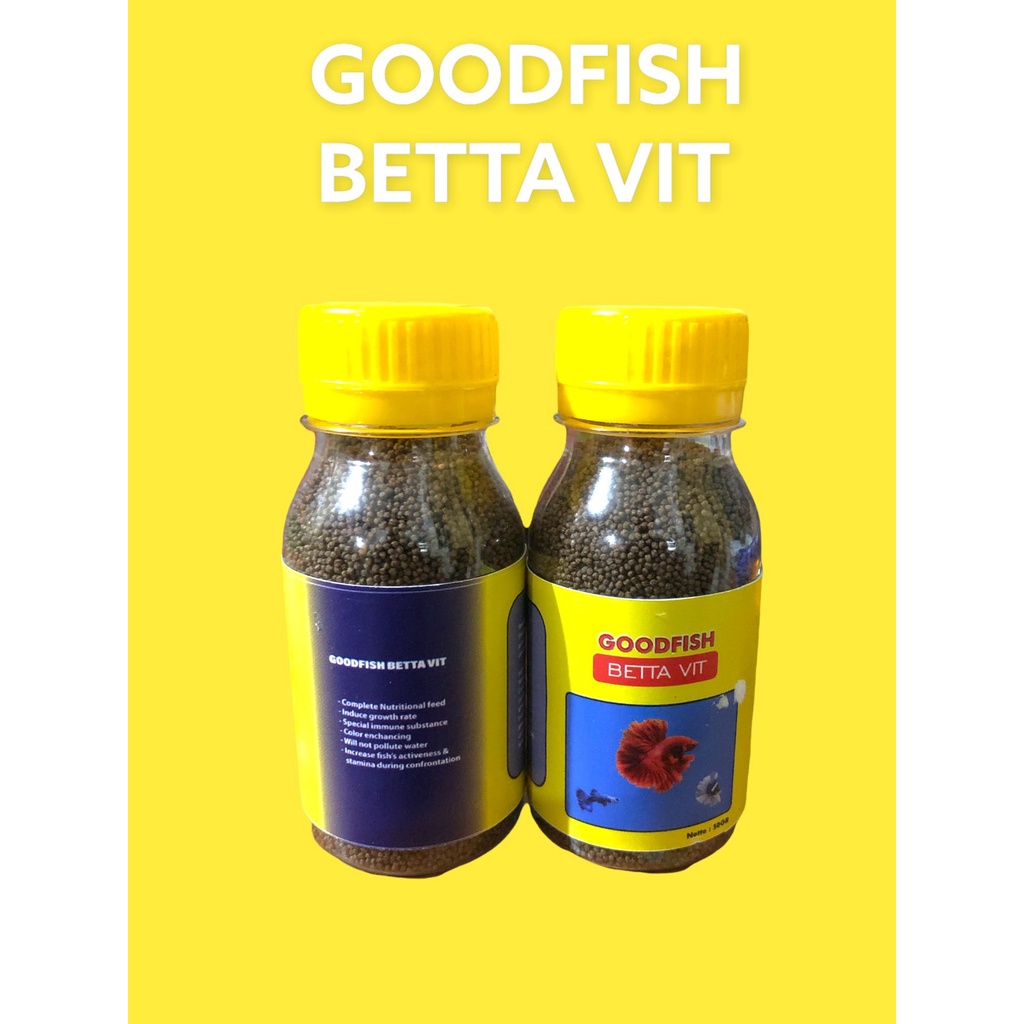 Jual 001 Pelet Pakan Makanan Ikan Kecil Cupang Guppy GOODFISH Betta Vit ...