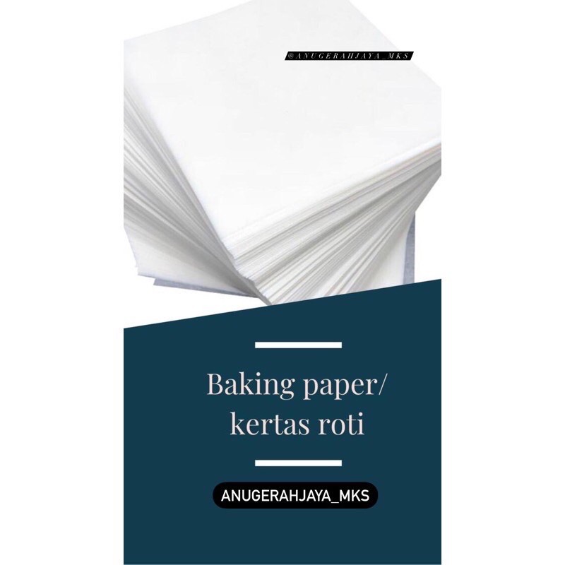 Jual [50 LEMBAR] KERTAS ROTI BESAR 90x120 CM Berkualitas , Baking paper ...