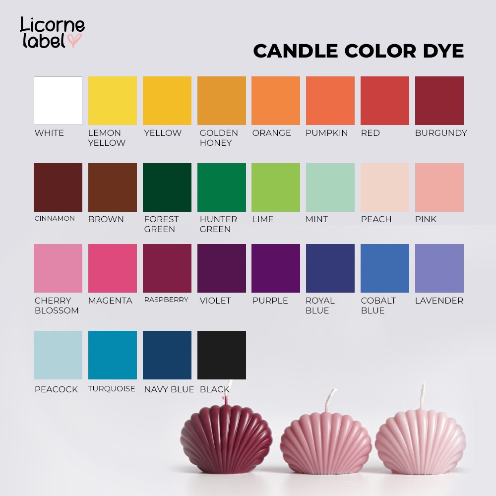 CW CANDLE WORKS 液体染料16色 キャンドルワークス（韓国染料
