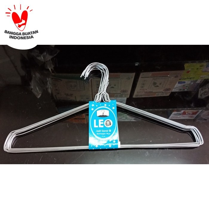 Jual Gantungan Baju Kawat Hanger Jemuran Anti Karat Stainless Steel Laundry Shopee Indonesia