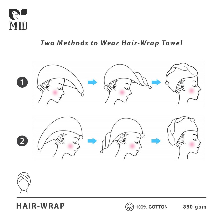 Jual HANDUK PENGERING RAMBUT ORIGINAL TERRY PALMER WRAP HANDUK RAMBUT ...