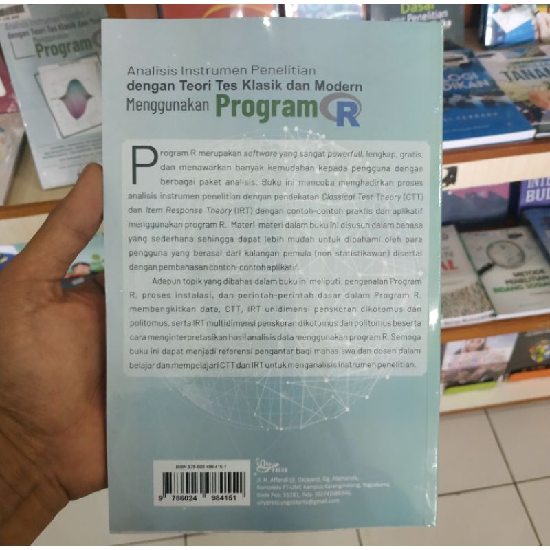Jual ANALISIS INSTRUMEN PENELITIAN DENGAN TEORI TES KLASIK DAN MODERN ...