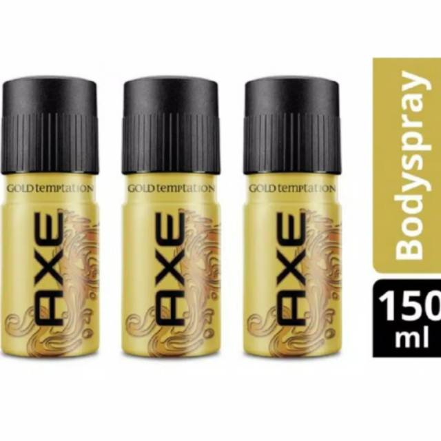 Jual AXE body spray gold temptation 150ml Shopee Indonesia