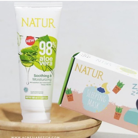 Jual NATUR Aloe vera Sleeping Mask Shopee Indonesia
