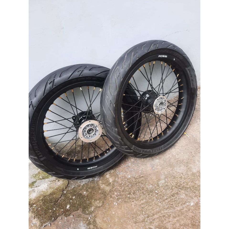 Jual RODA SET SEMI CACING VELG KLX150L DTRACKER SEMI CACING | Shopee ...