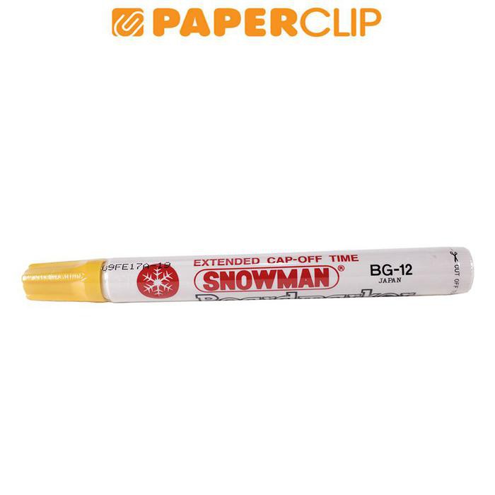 MARKER SNOWMAN BG12 YELLOW (2)