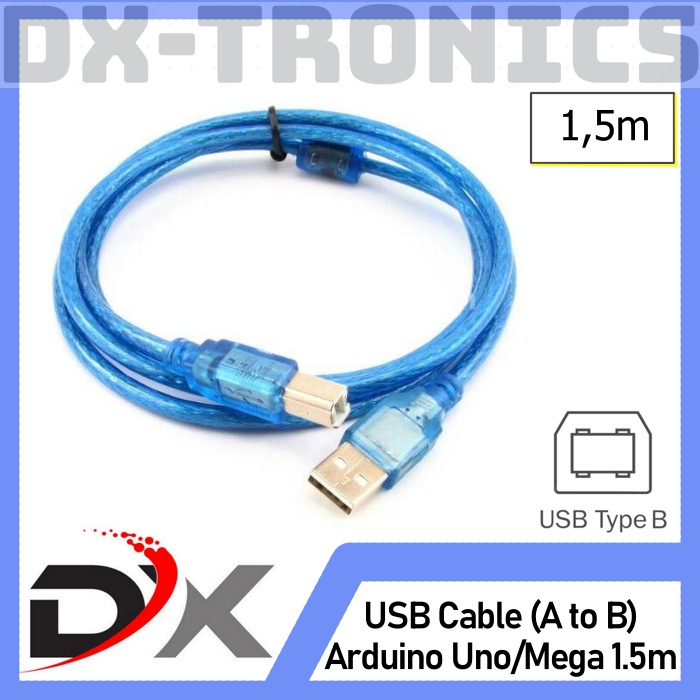 Jual Kabel USB Type A to USB Type B / kabel Printer Arduino Uno Arduino ...