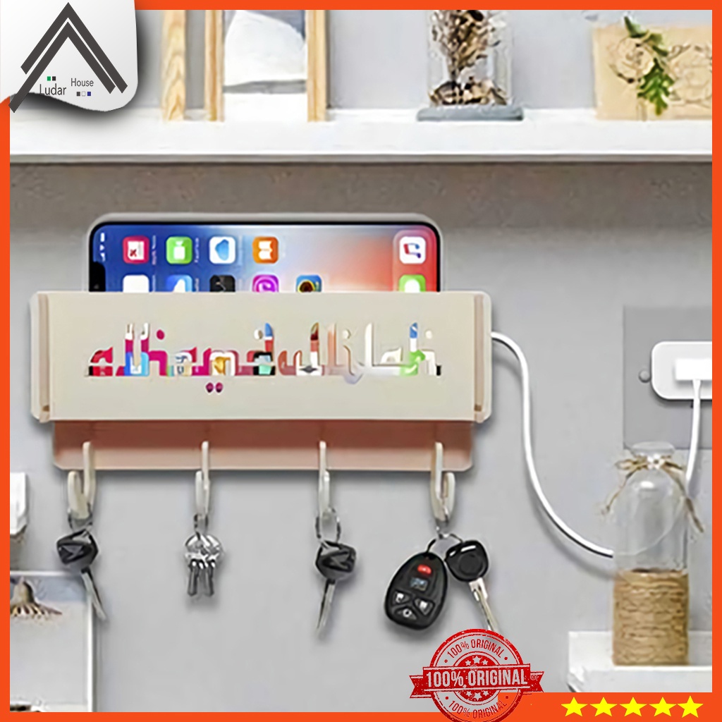 Jual Tempat Kunci Rak Gantungan Kunci Holder Hp Kotak Penyimpanan ...