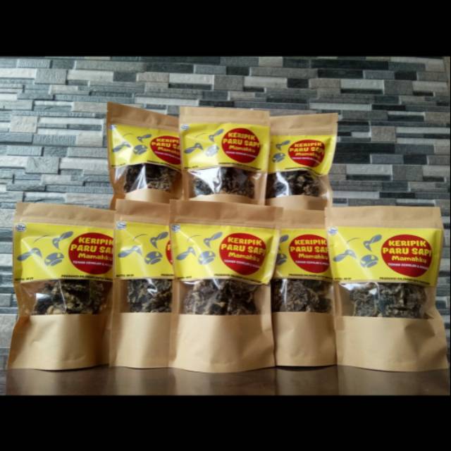 Jual Keripik Paru Sapi No Msg Cemilan Sehat Paru Sapi Shopee