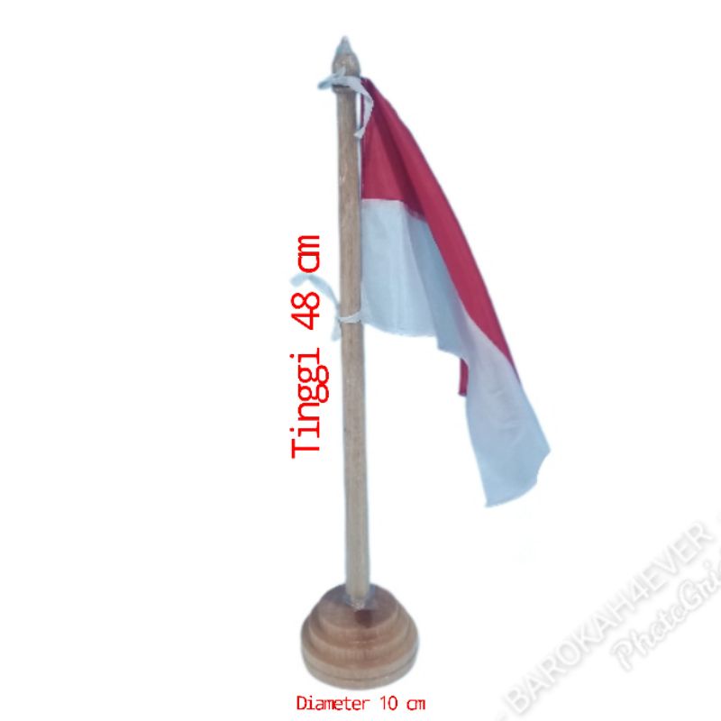 Jual Tiang Bendera Meja Kayu Bendera Meja Bendera Merah Putih Kecil