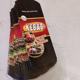 Jual kemasan kebab mini isi 50 pcs/pkm / pack kebab kecil | Shopee ...