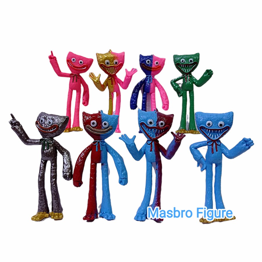 Jual Action Figure Monster Huggy Wuggy Kissy Missy Poppy Playtime set