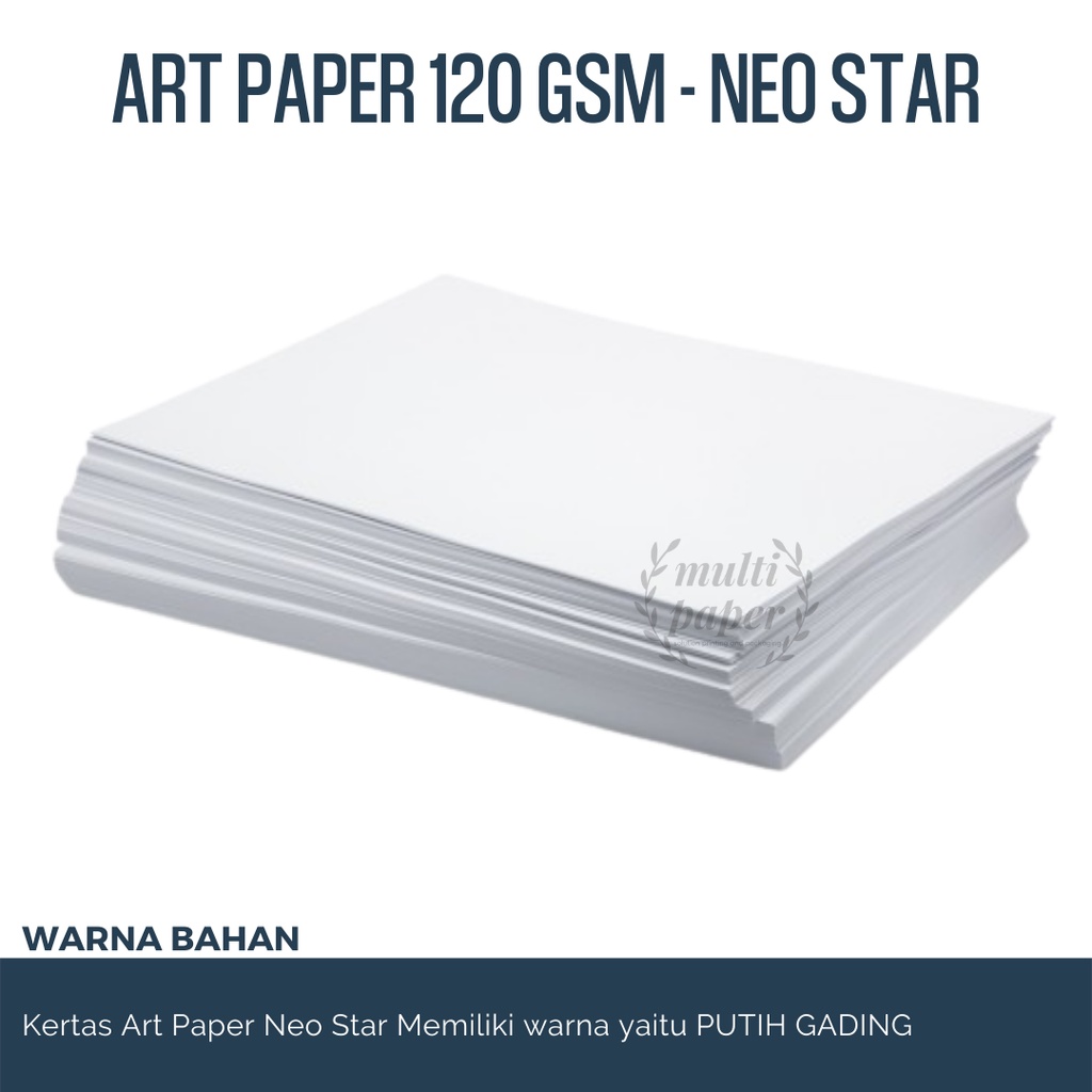 Jual Kertas Art Paper A4 120 gsm isi 50 lembar / Kertas Art Paper 120