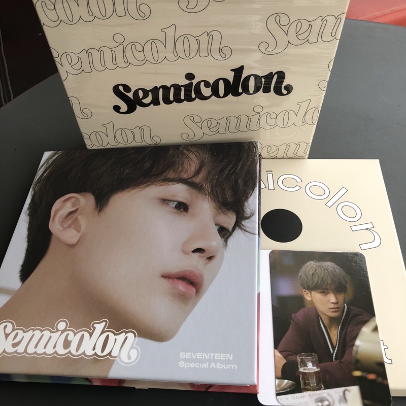 Jual SEVENTEEN SEMICOLON ALBUM FULLSET + 2 PC Benefit Yizhiyu (Mingyu ...