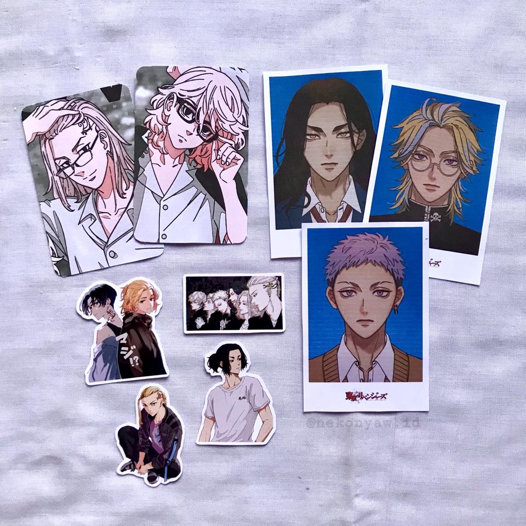 Kit Polaroid Tokyo Revengers Mikey Manjiro Sano Draken Ken Ryuguji Keisuke  Baji Kazutora Hanemiya Takemichi Hanagaki Smiley Nahoya Kawata Chifuyu