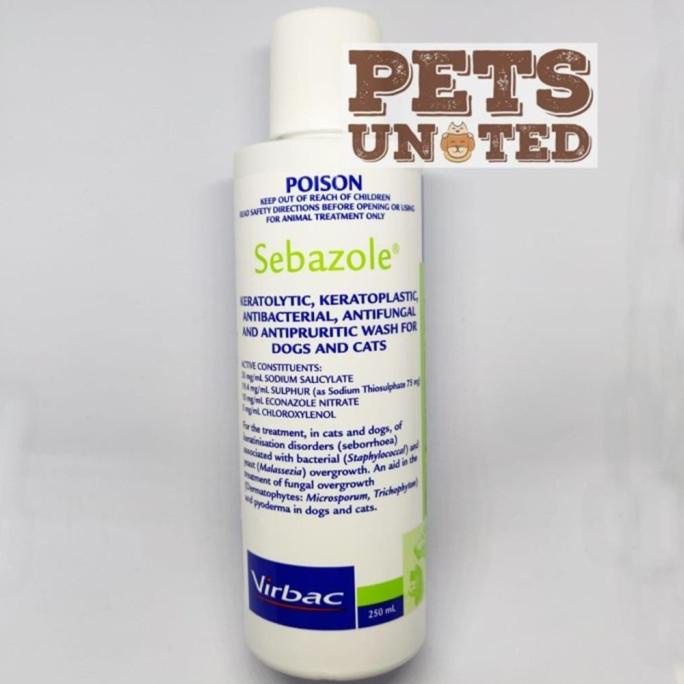 Jual Virbac Sebazole Shampoo Untuk Kucing & Anjing 250ml Shopee Indonesia