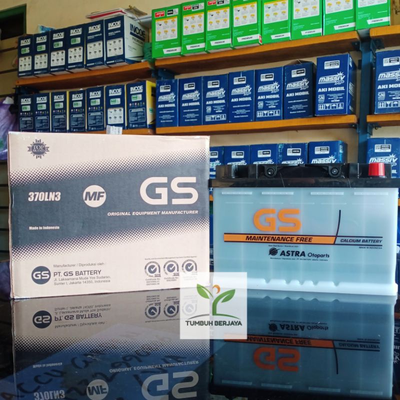 Jual ORIGINAL Aki MF GS ASTRA OEM 370LN3 LN3 Innova Reborn Diesel New