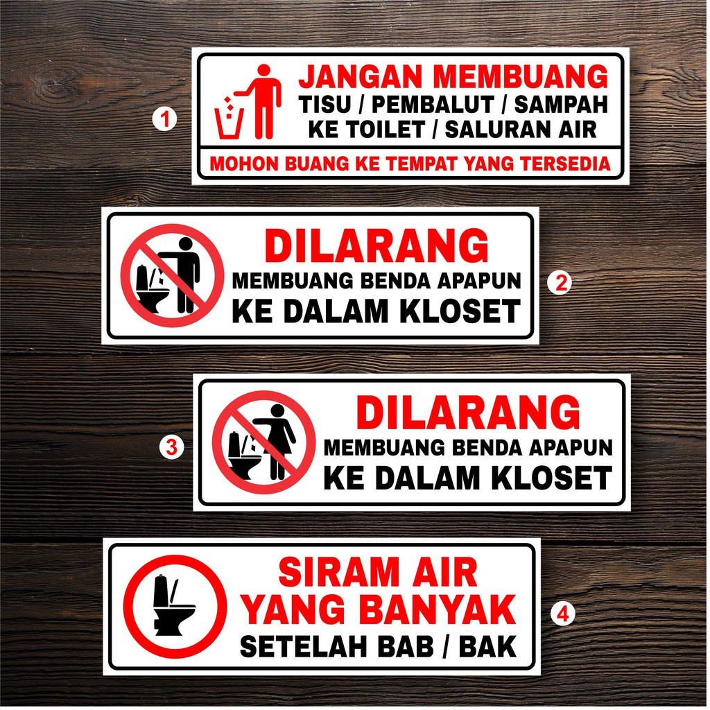 Jual Sticker Stiker Toilet Waterproof | Shopee Indonesia