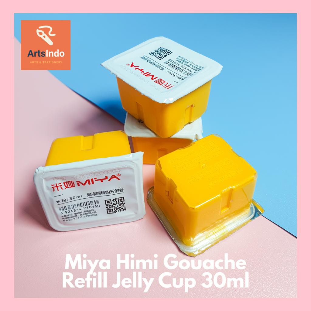 Jual Miya Himi Gouache Refill Cat Jelly Cup 70 Color x 30ml Shopee