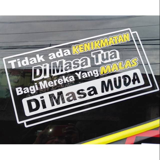 Jual Sticker kaca truck/pick up Tanki solar dll Ukuran 25X50 (custom ...