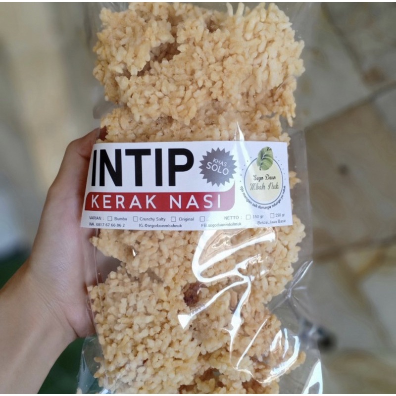 Jual Intip Kerak Nasi Khas Solo Rasa Original Kemasan Ekonomis (Bukan ...