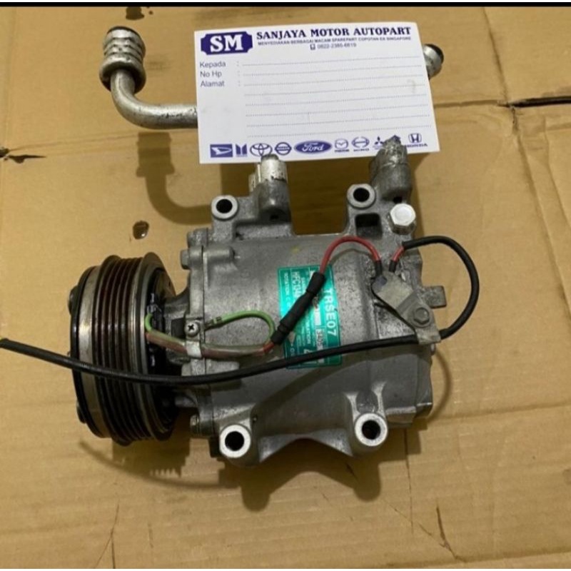Jual kompresor ac compressor ac honda jazz rs honda city facelift dan