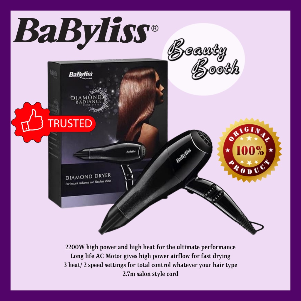 Babyliss diamond radiance hair dryer best sale