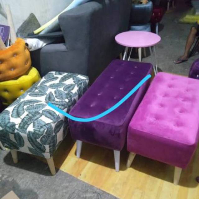 Harga discount sofa stool