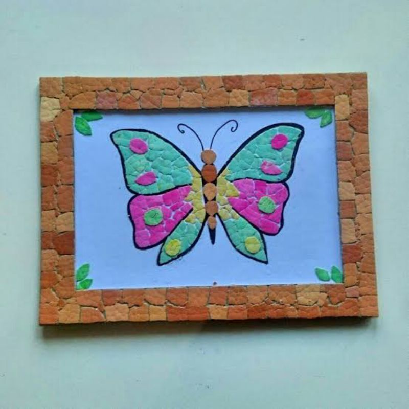 Jual Prakarya anak/ kolase dari kulit telur/ kolase dari cangkang telur