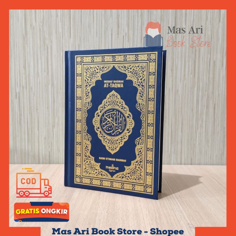 Jual Mushaf Al-Quran AT-TAQWA UTSMANI MADINAH NON TERJEMAH A5 | Shopee ...