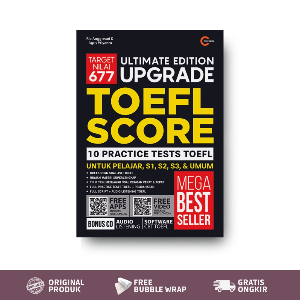 Jual AG - ULTIMATE EDITION UPGRADE TOEFL SCORE (PLUS CD) | Shopee Indonesia