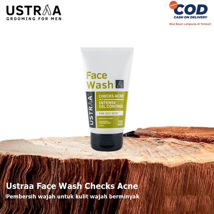 Jual USTRAA FACE WASH OILY SKIN ORIGINAL BERGARANSI UNTUK KULIT