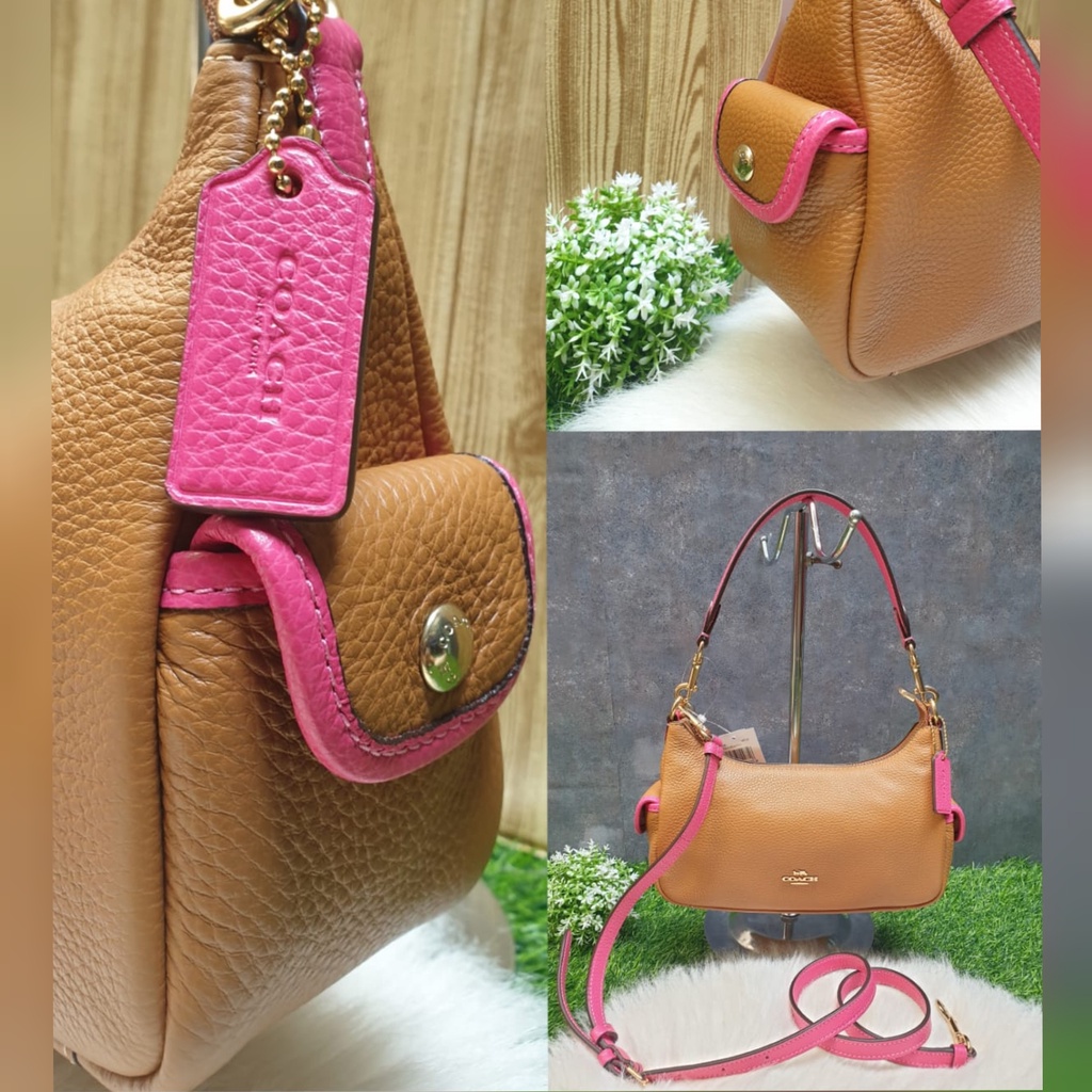 Coach C8156 Pennie Shoulder Bag 25 In Penny/Bold Pink