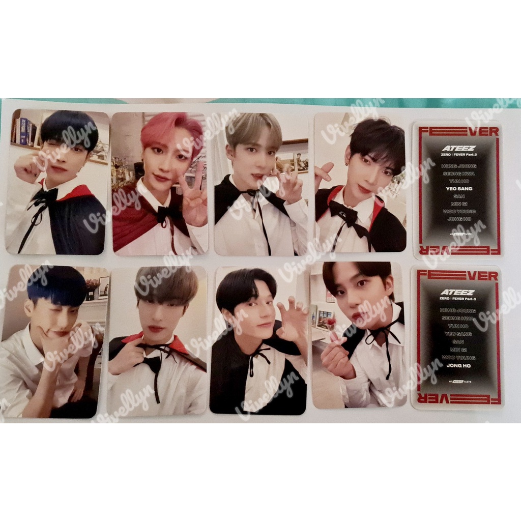 Jual PC ATeez fever pt 3 Wonderwall WW filter, deco, MMT Vampire