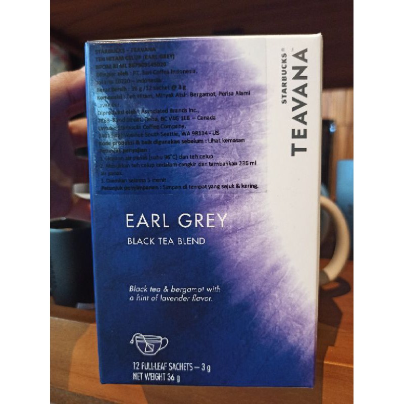 Jual Teavana Starbucks Earl Grey Mint Citrus English Breakfast Chai Tea