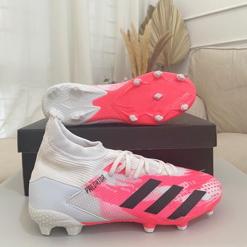 Jual Sepatu Bola Adidas Predator 20.3 White Shock Pink | Shopee Indonesia