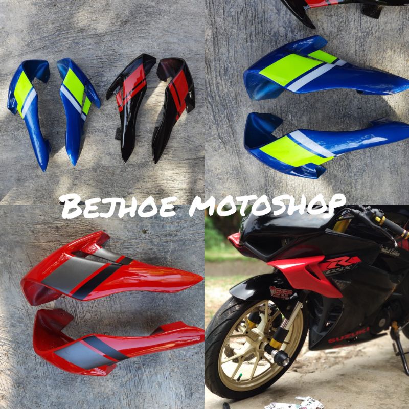 Jual Aero Winglet GSX R150 model Gp Biru GSX-R150 | Shopee Indonesia
